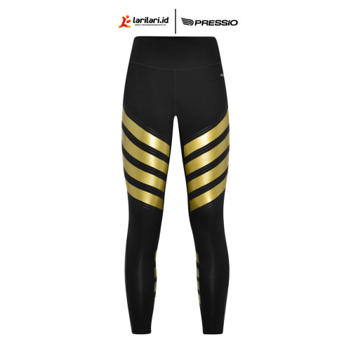 PRESSIO - Women - Power Tight - Mid Rise - Black/Gold